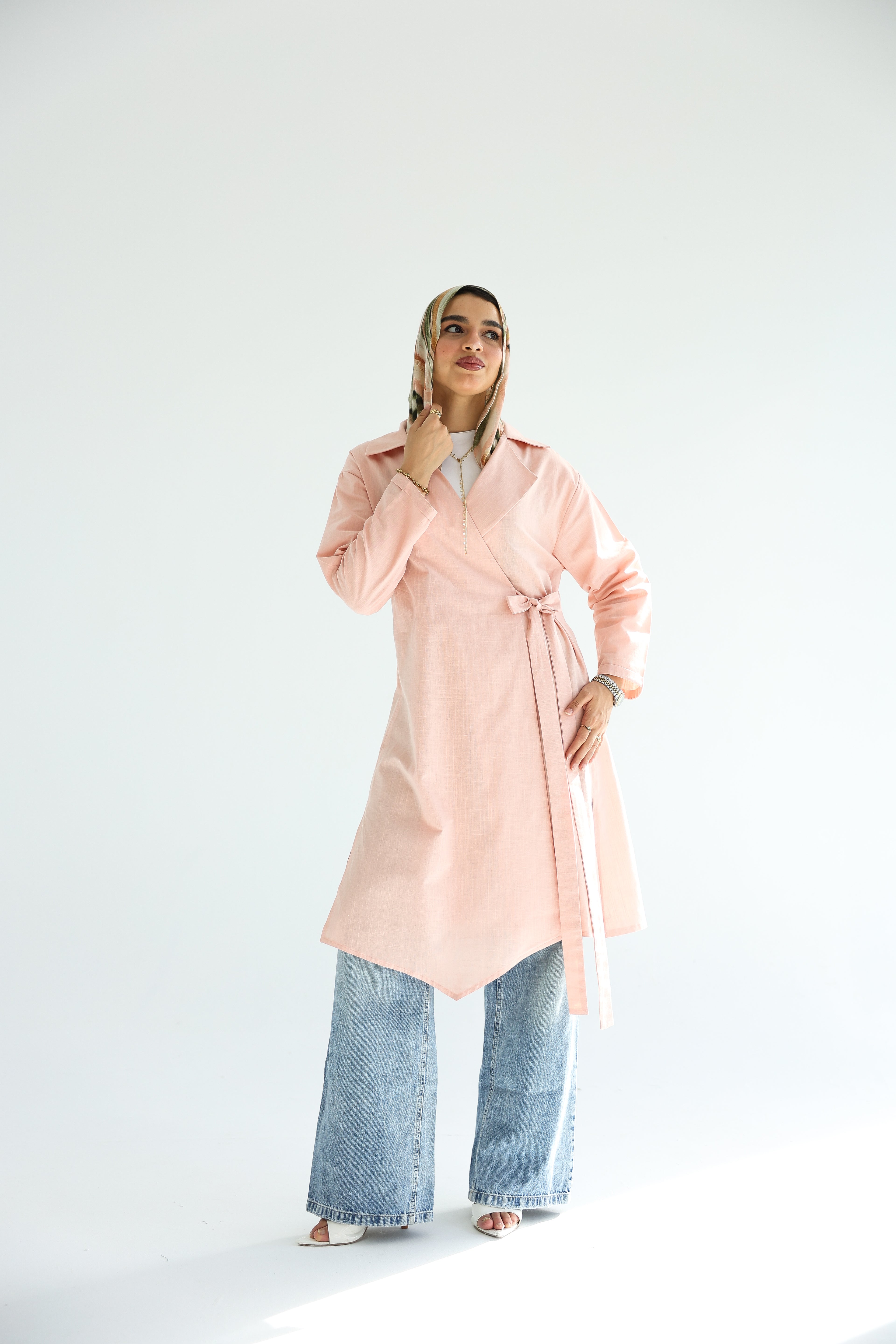 Leen Kimono in Rose
