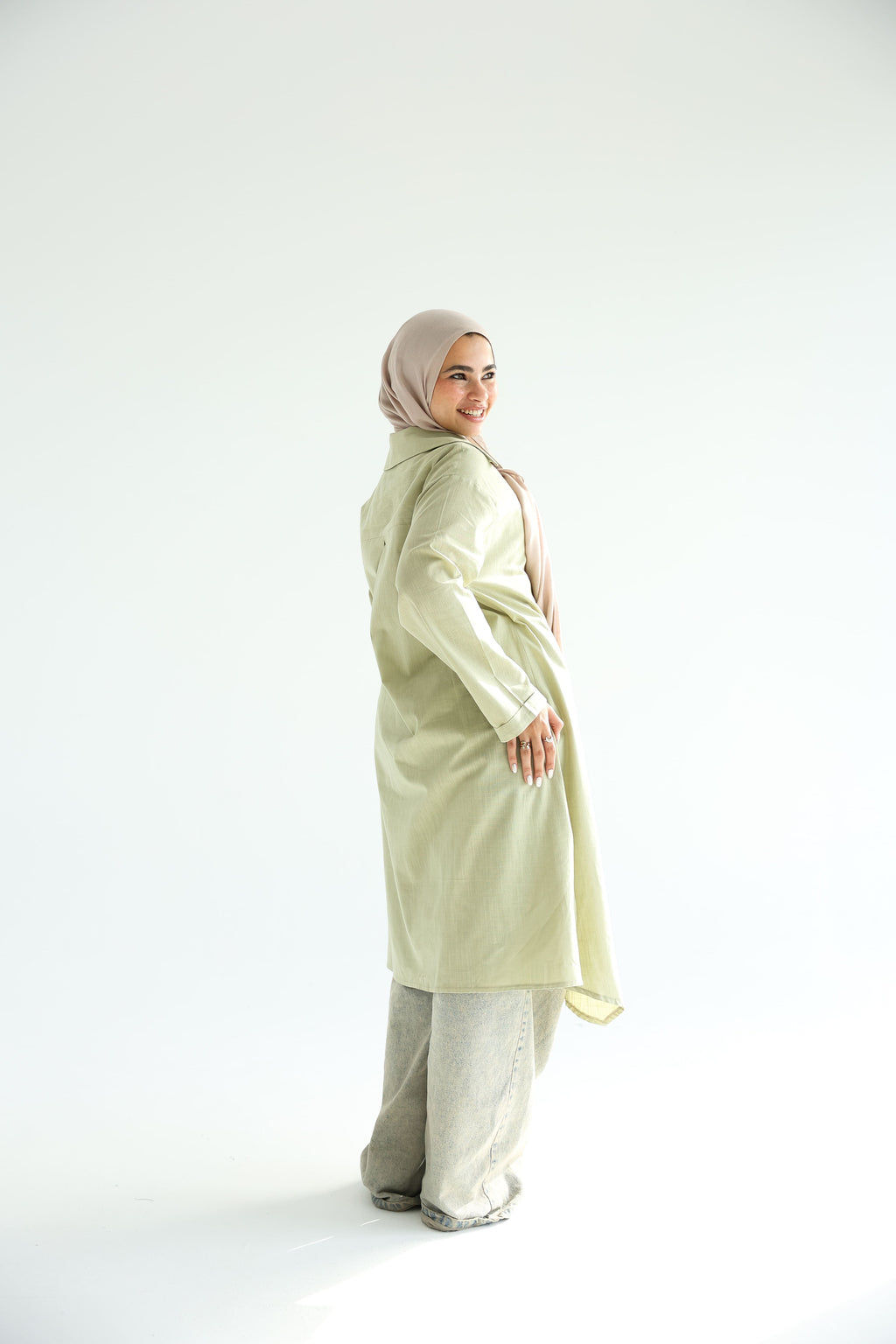 Leen Kimono in Mint
