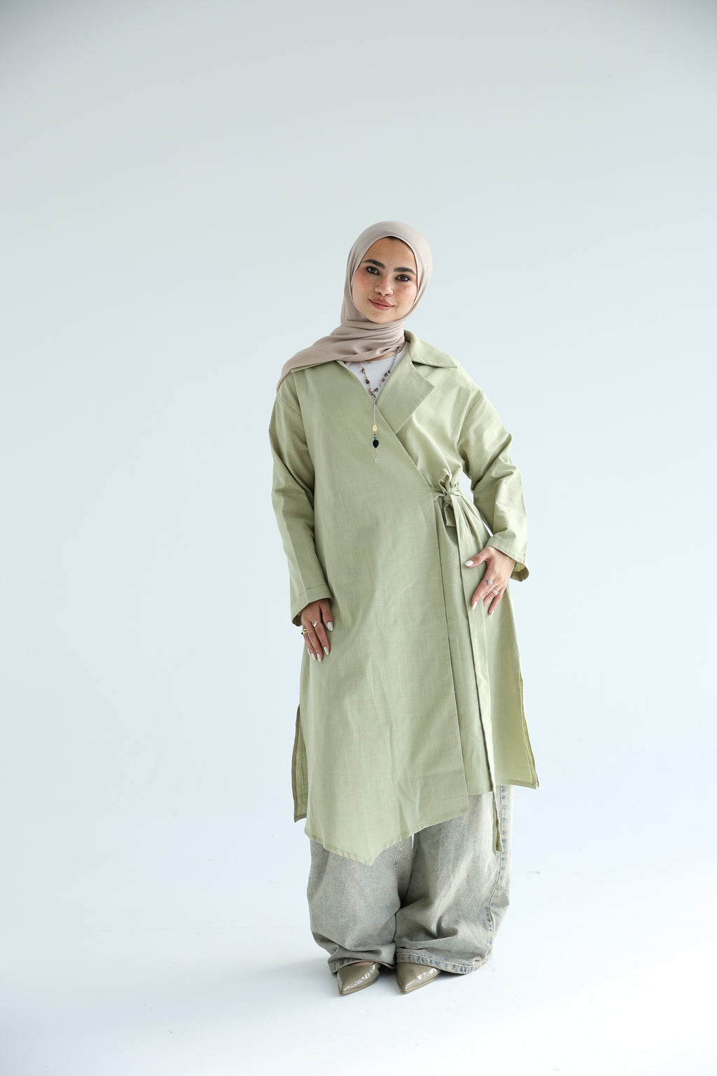 Leen Kimono in Mint