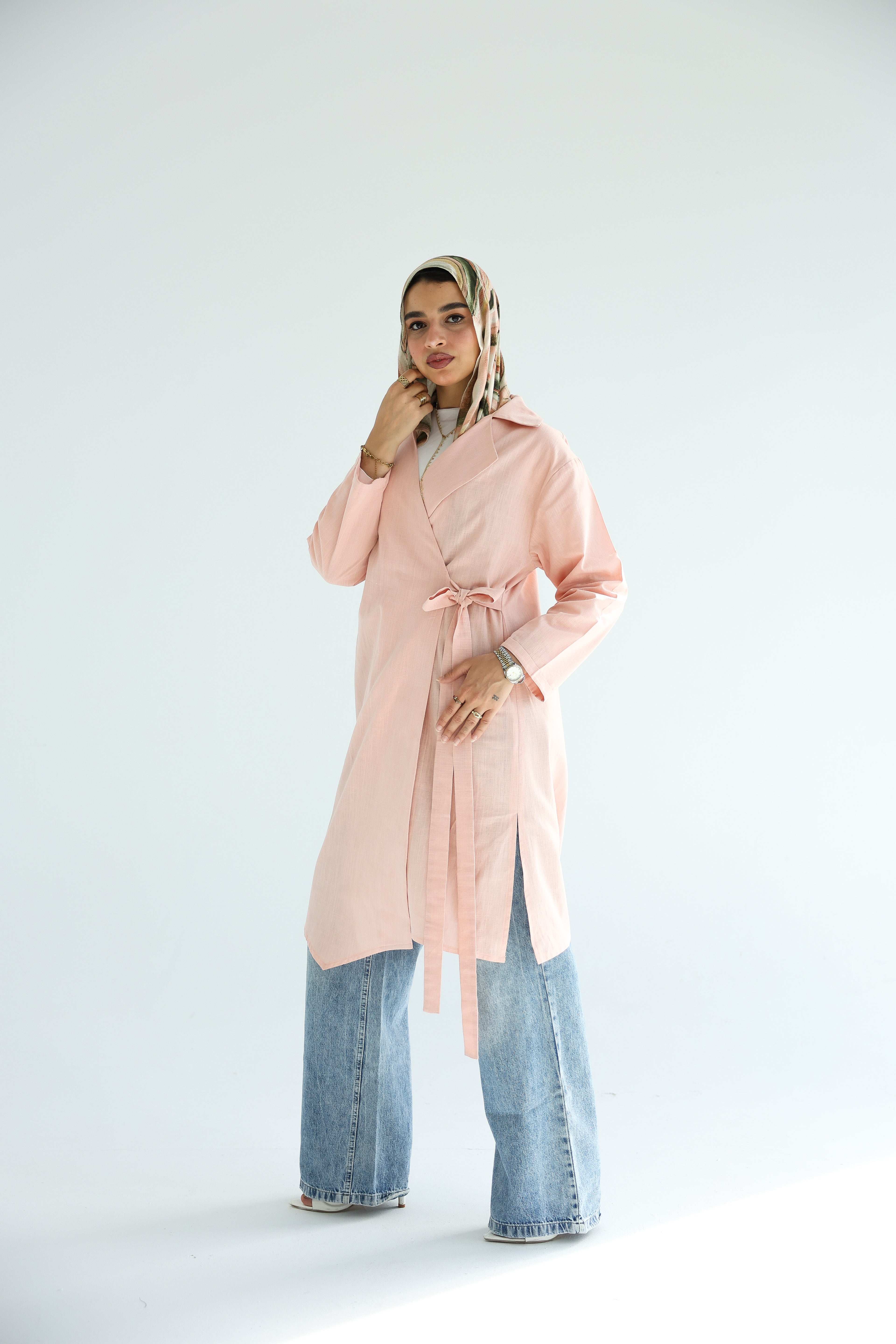 Leen Kimono in Rose