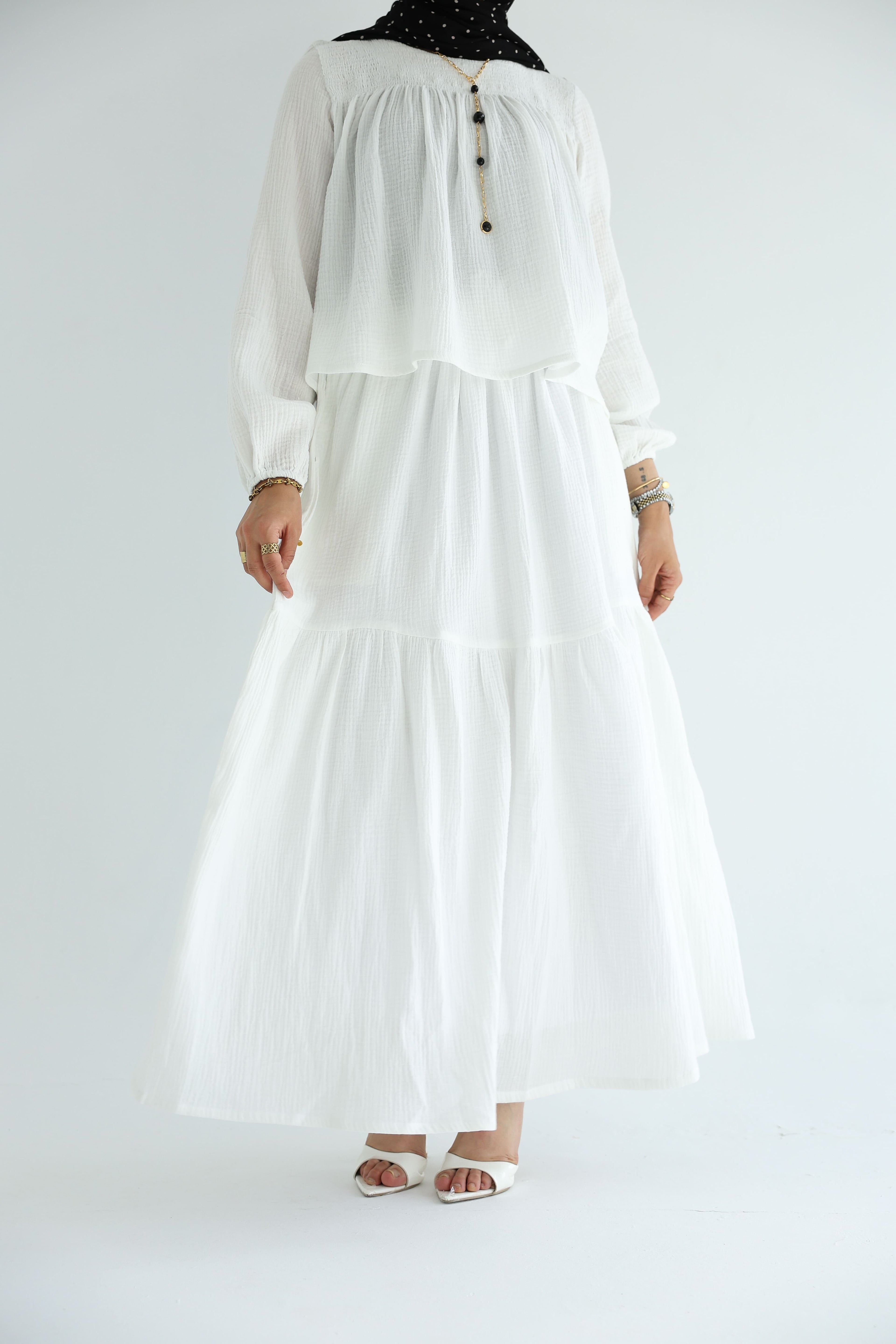 Naomi Set in White (Bundle and Save)
