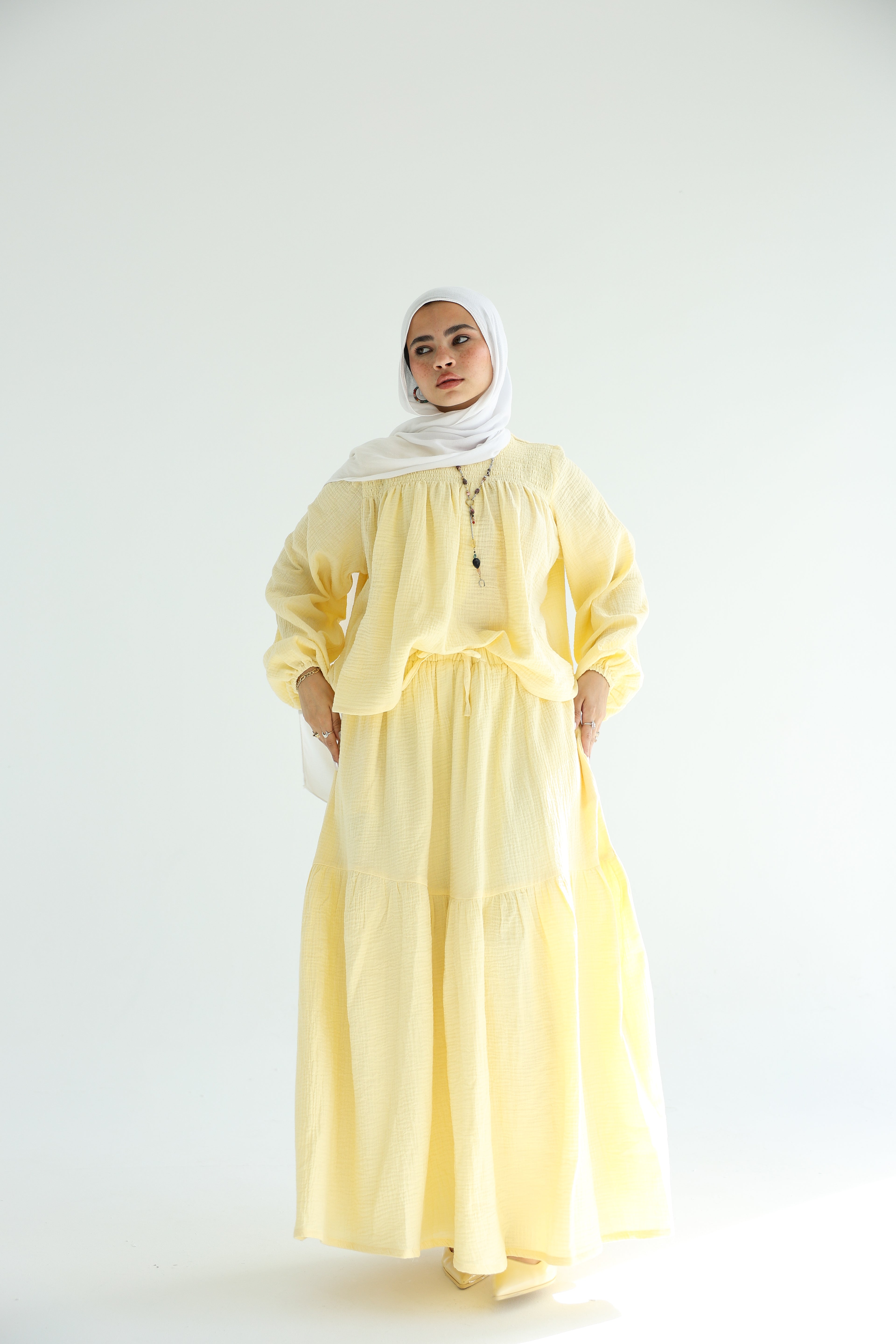 Naomi Set in Butter Yellow (Bundle and Save)