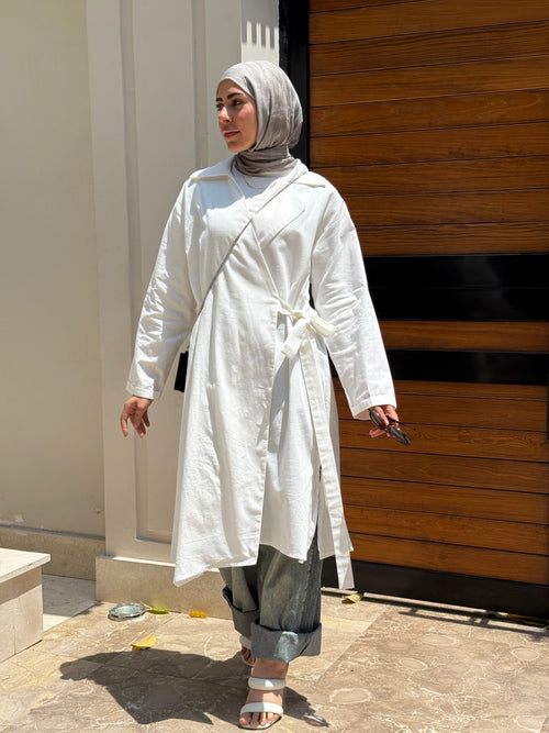 Leen Kimono in Off White