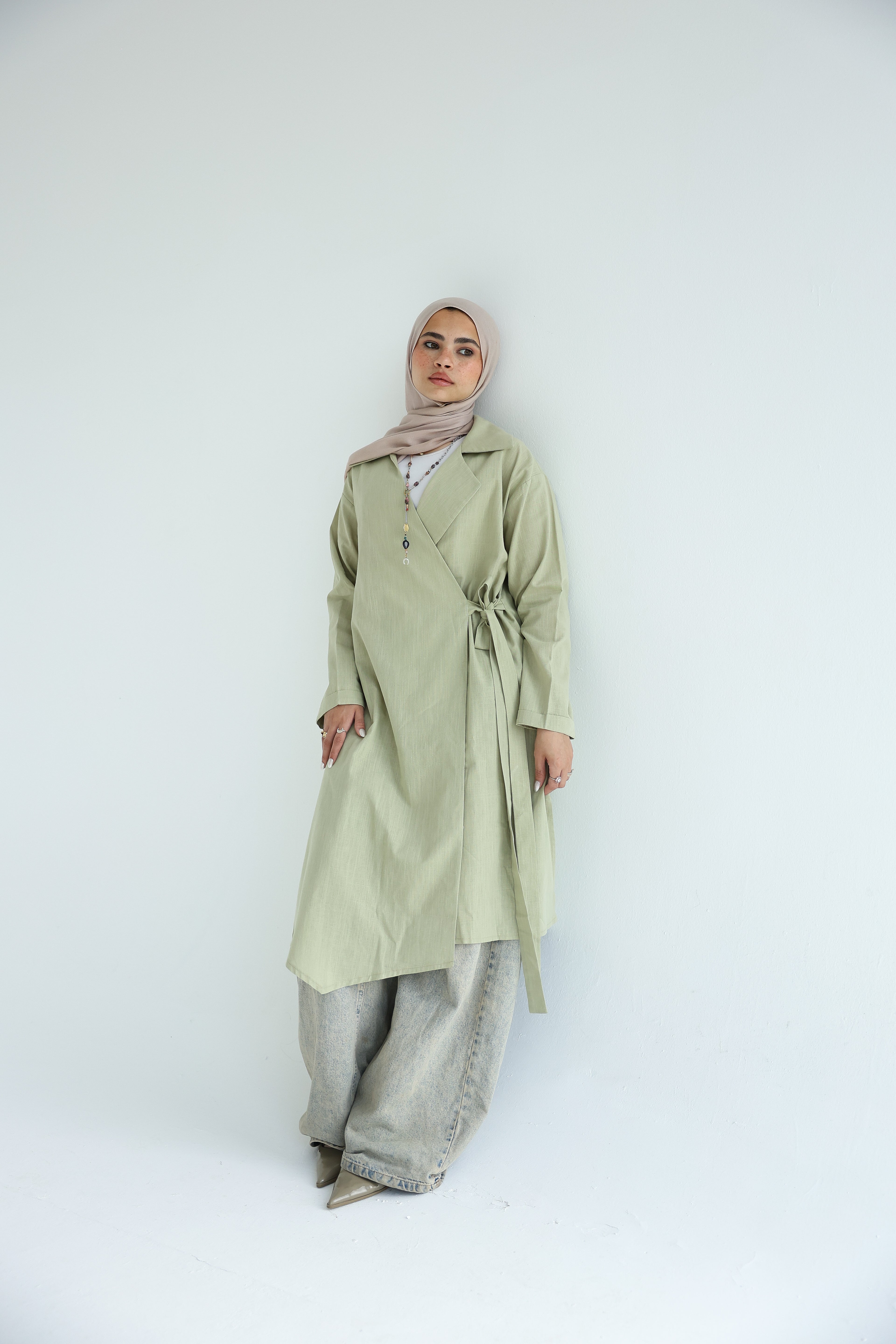 Leen Kimono in Mint