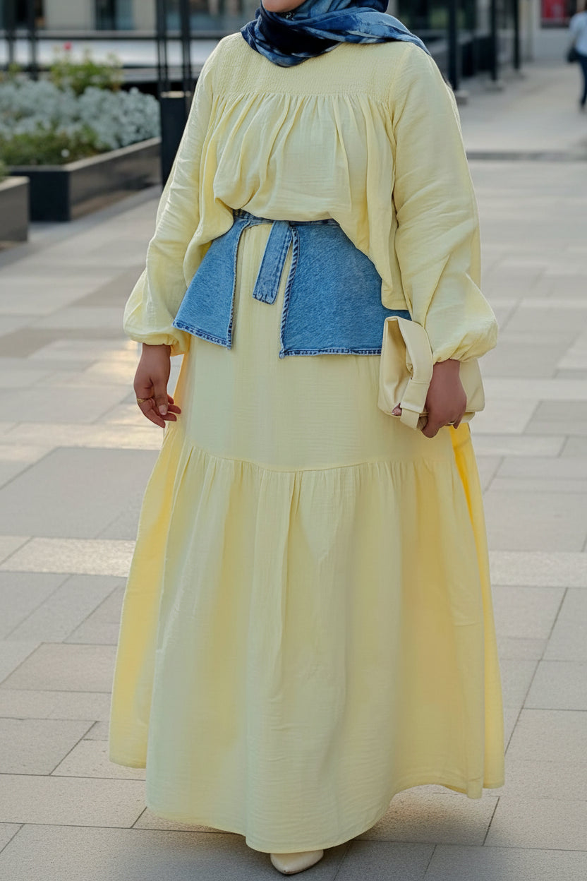 Naomi Set in Butter Yellow (Bundle and Save)
