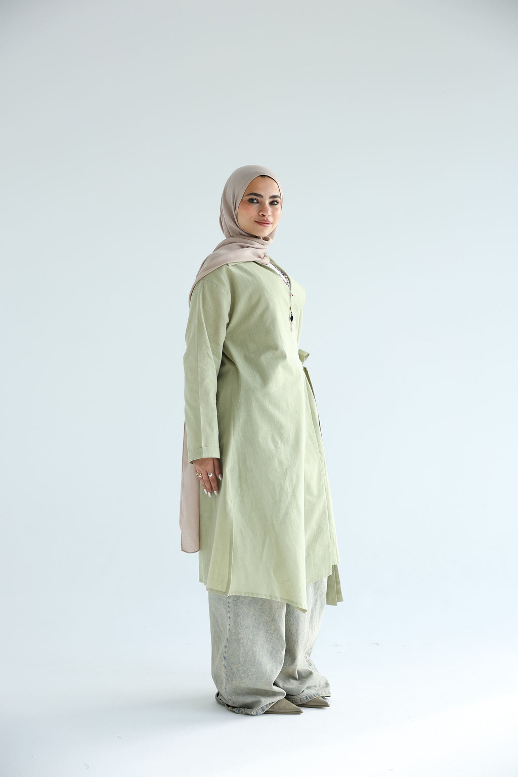 Leen Kimono in Mint