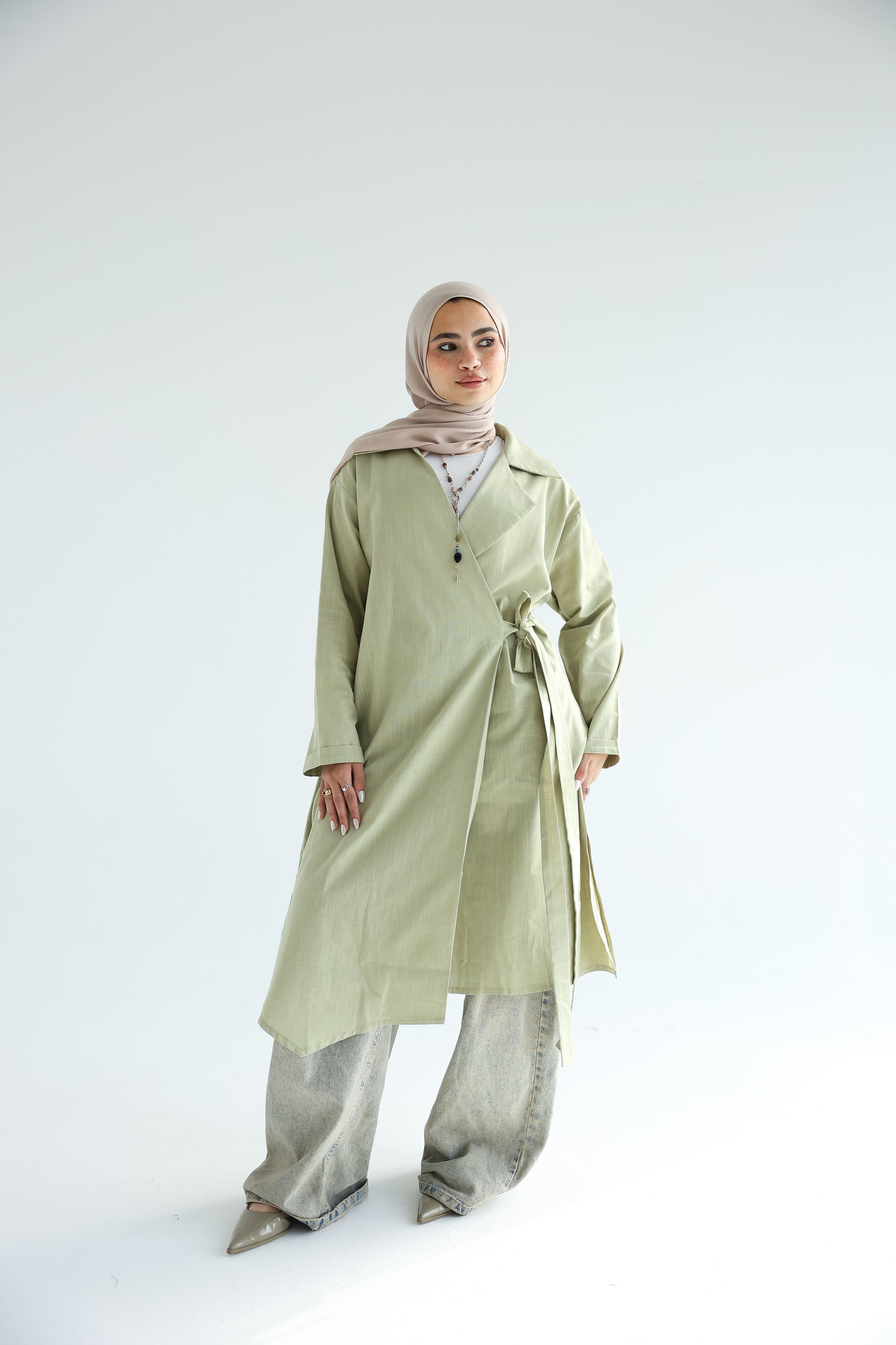 Leen Kimono in Mint