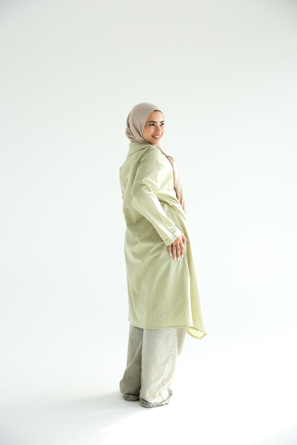 Leen Kimono in Mint