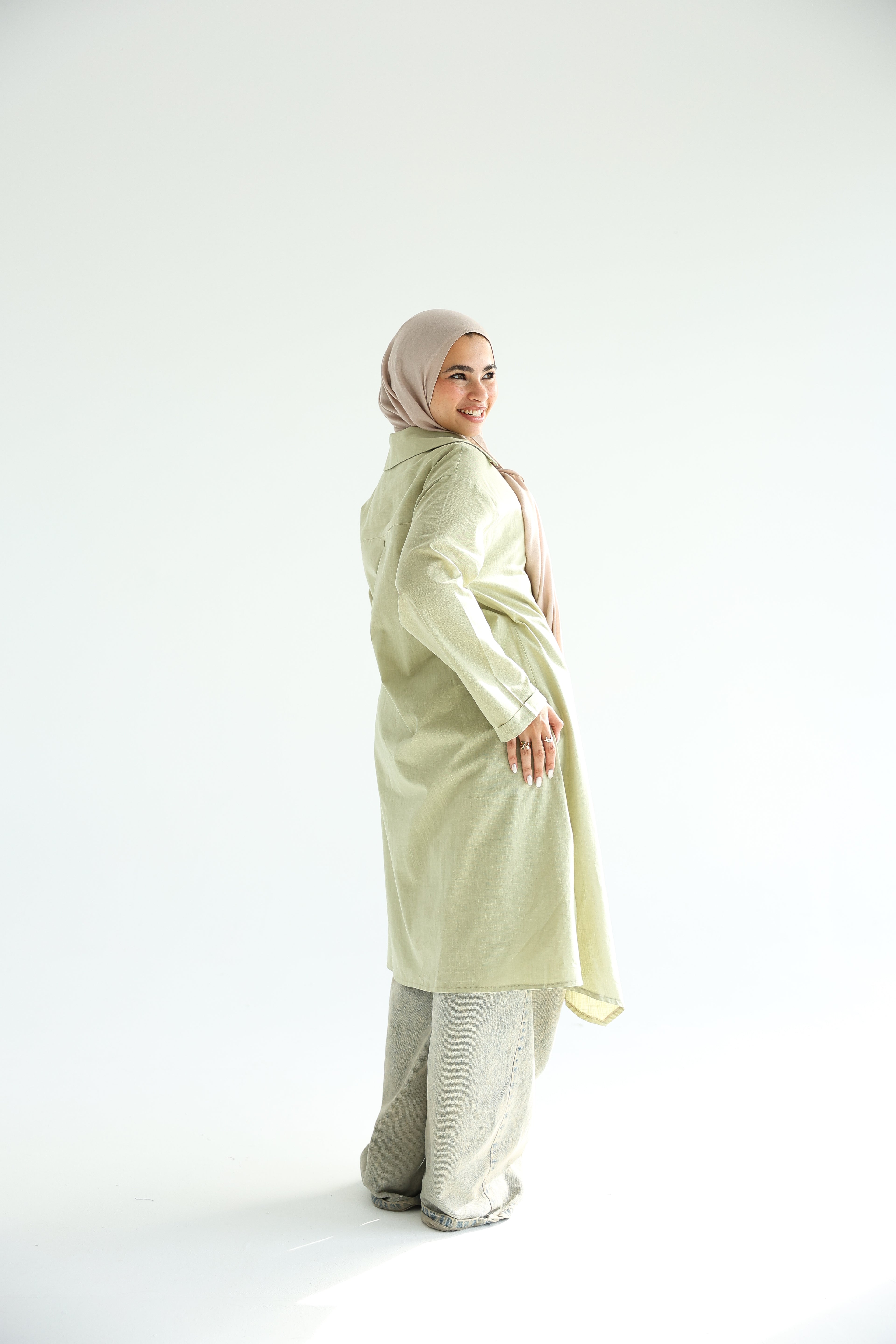 Leen Kimono in Mint