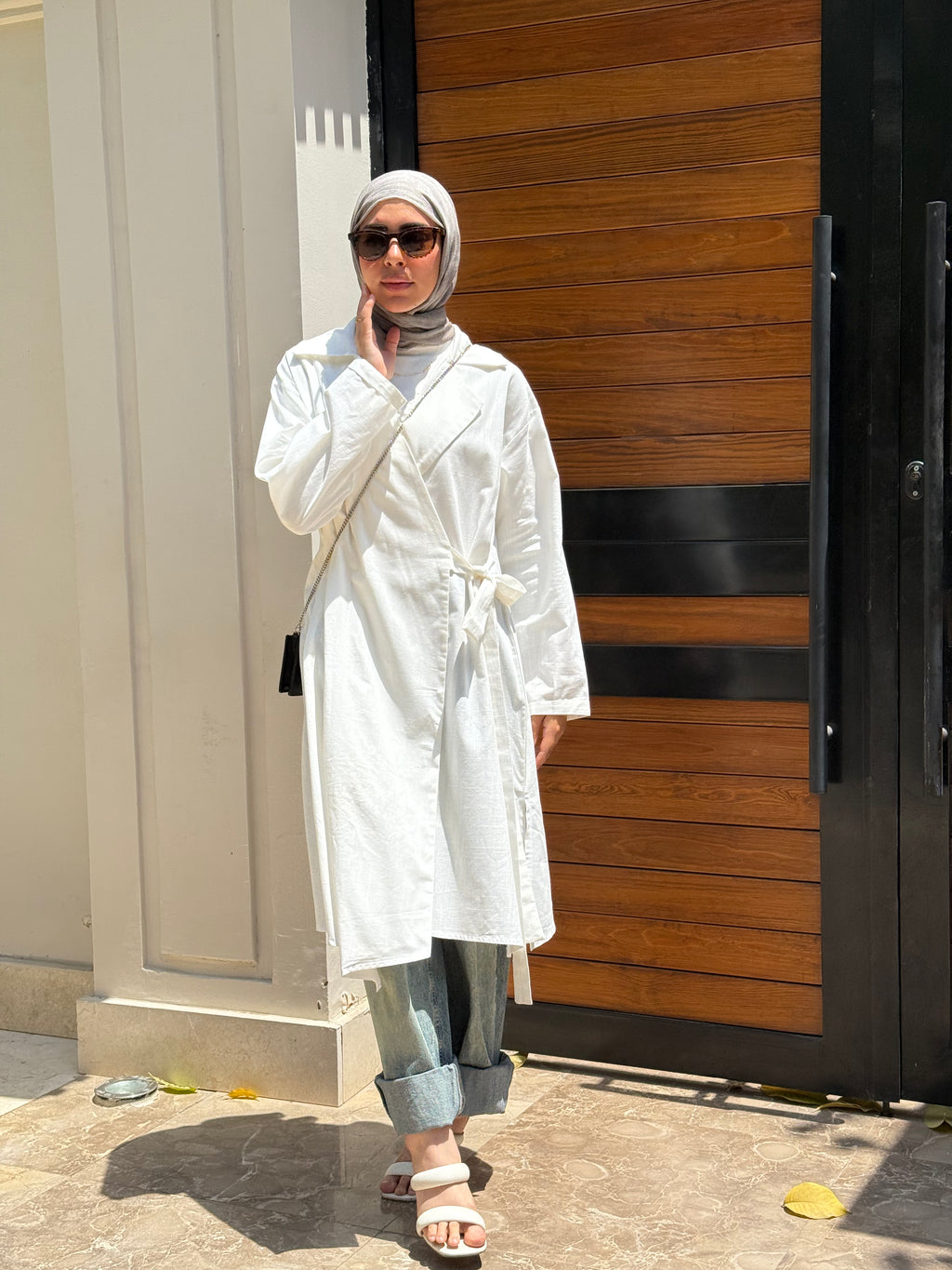 Leen Kimono in Off White