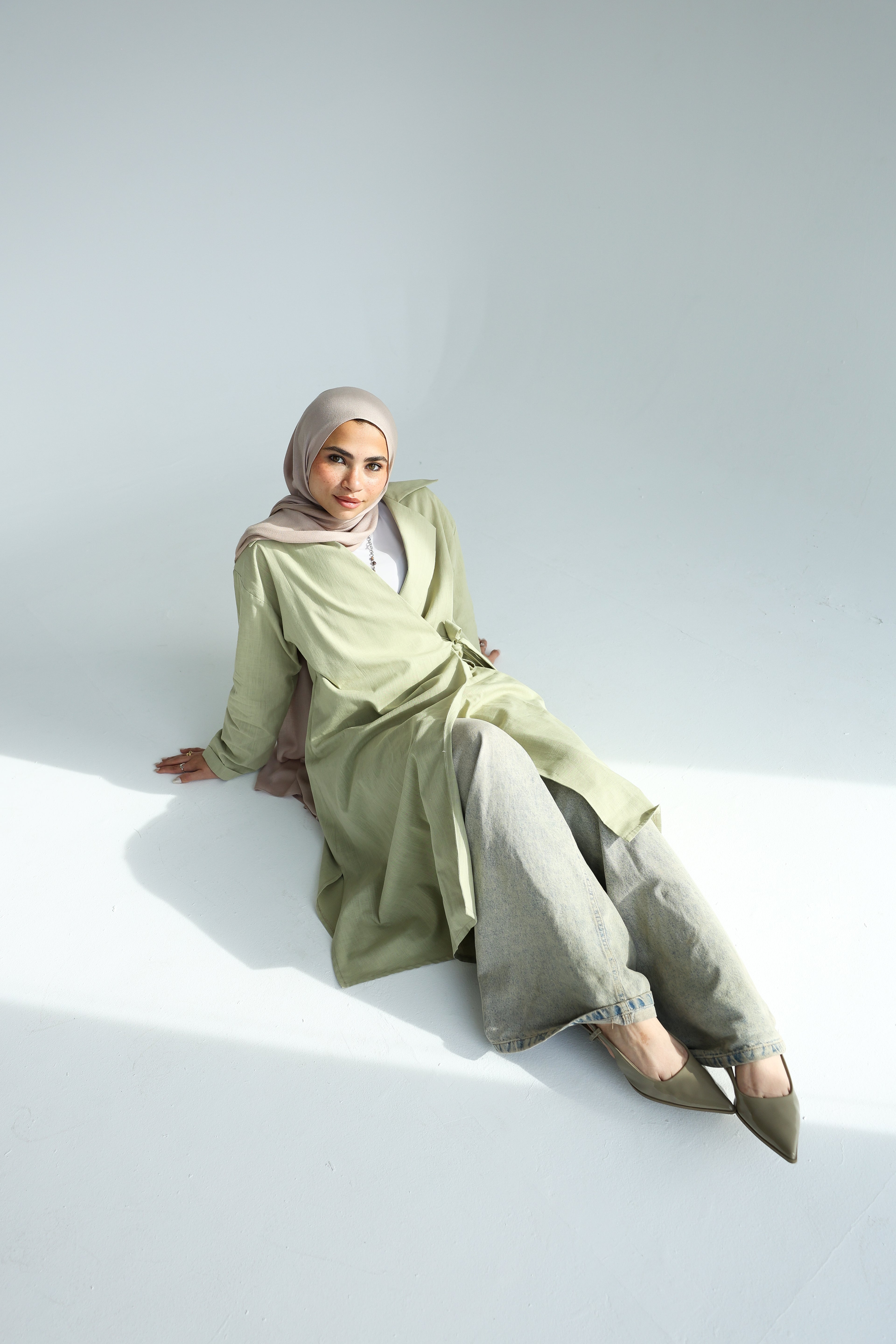 Leen Kimono in Mint