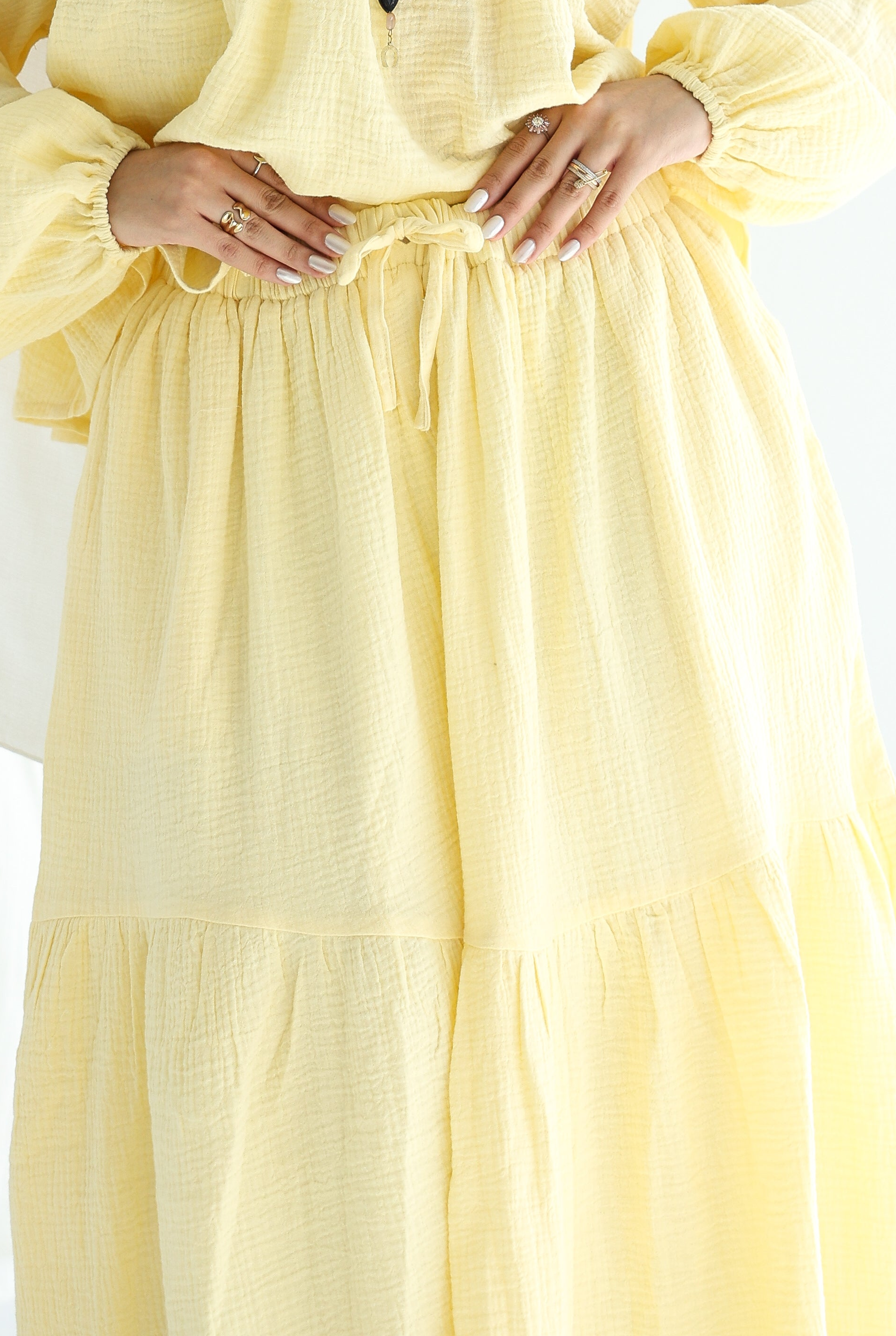 Naomi Skirt in Butter Yellow