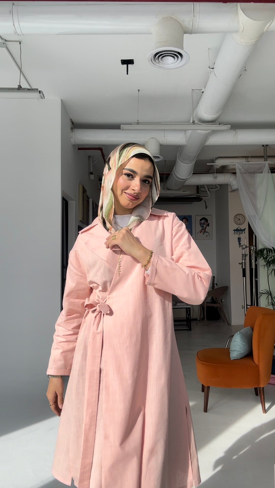 Leen Kimono in Rose