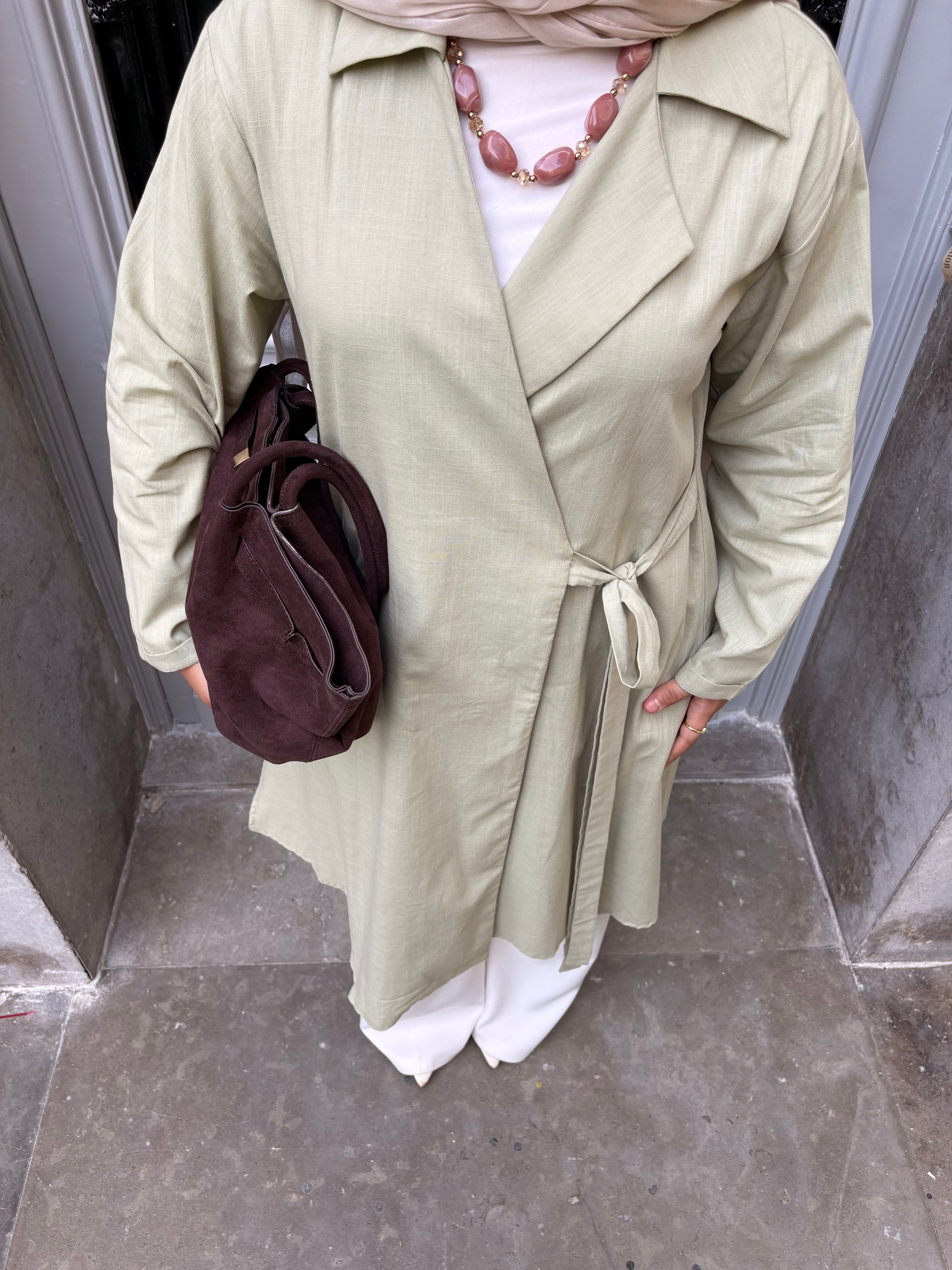 Leen Kimono in Mint
