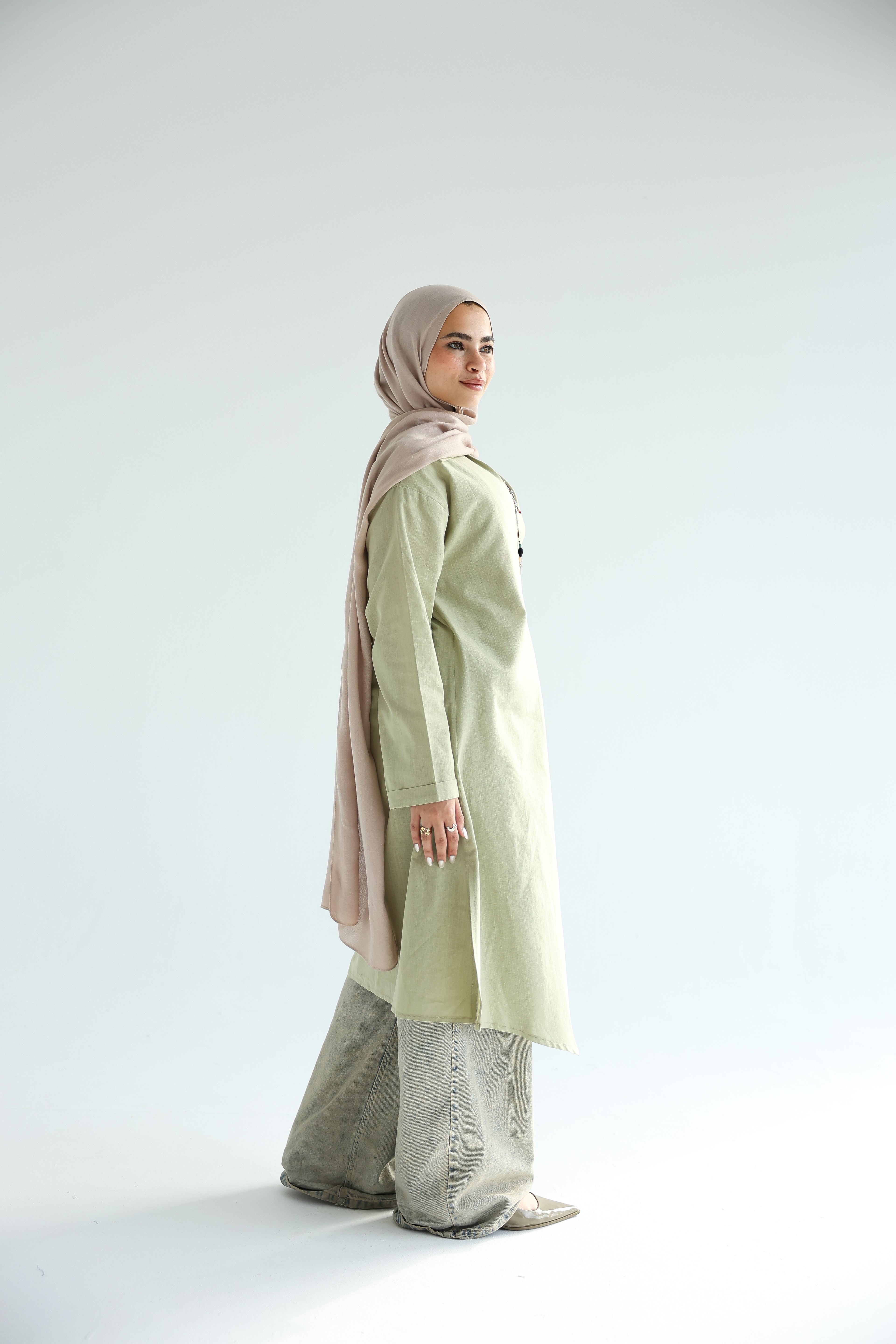 Leen Kimono in Mint