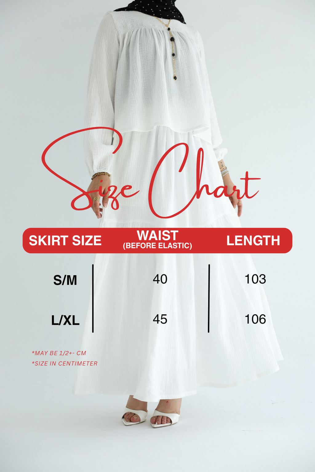 Naomi Skirt in White