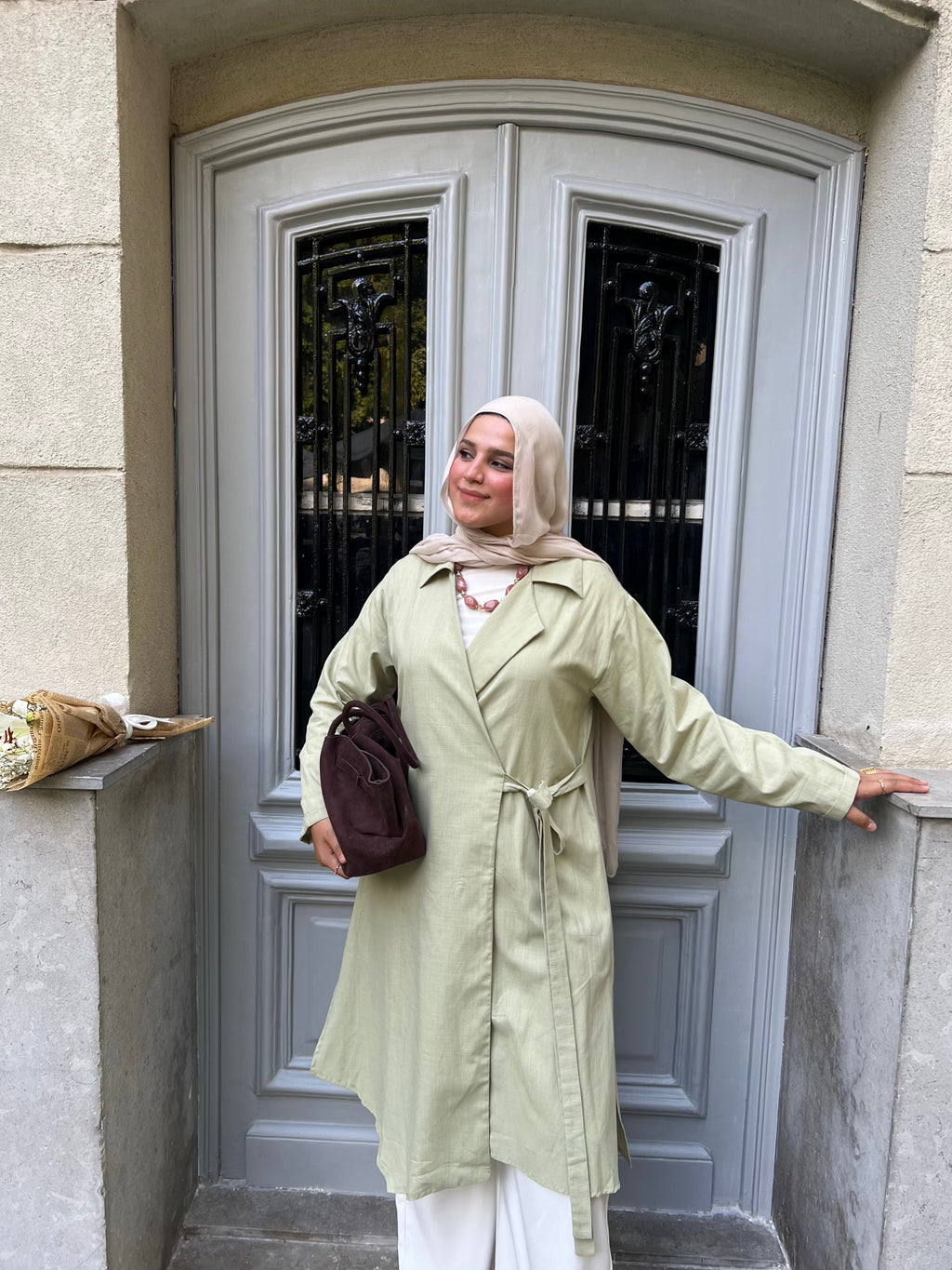 Leen Kimono in Mint