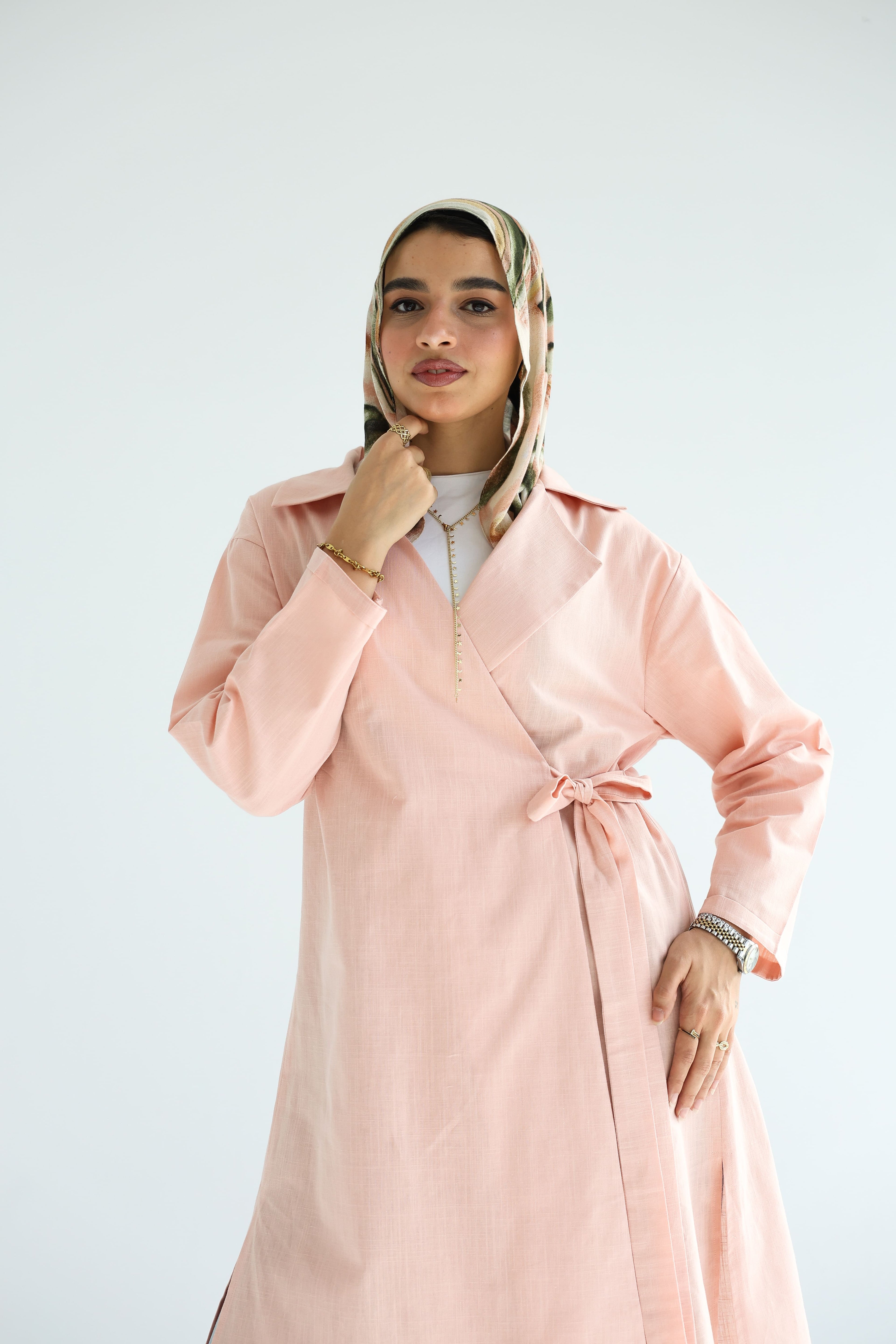 Leen Kimono in Rose