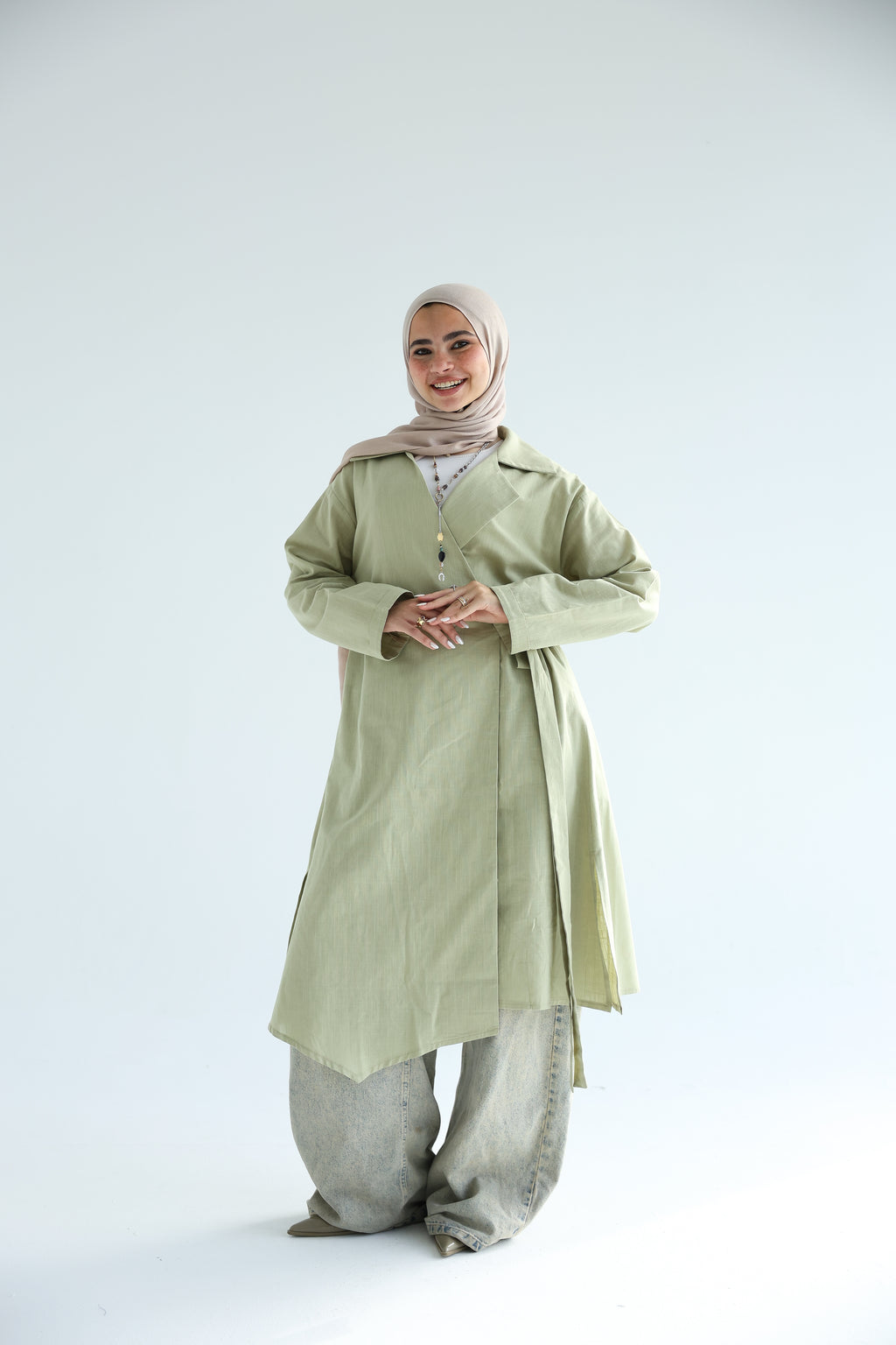 Leen Kimono in Mint