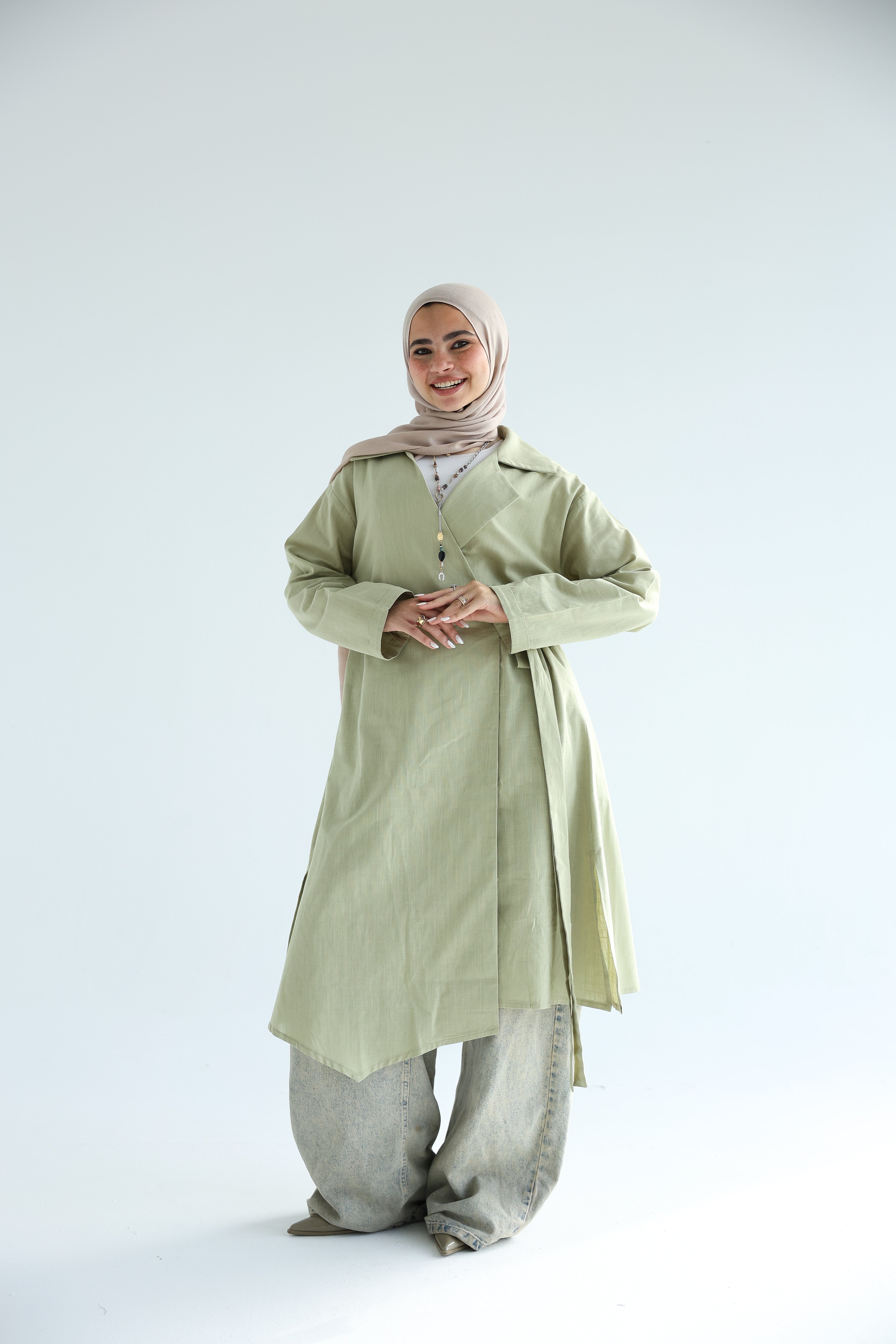 Leen Kimono in Mint